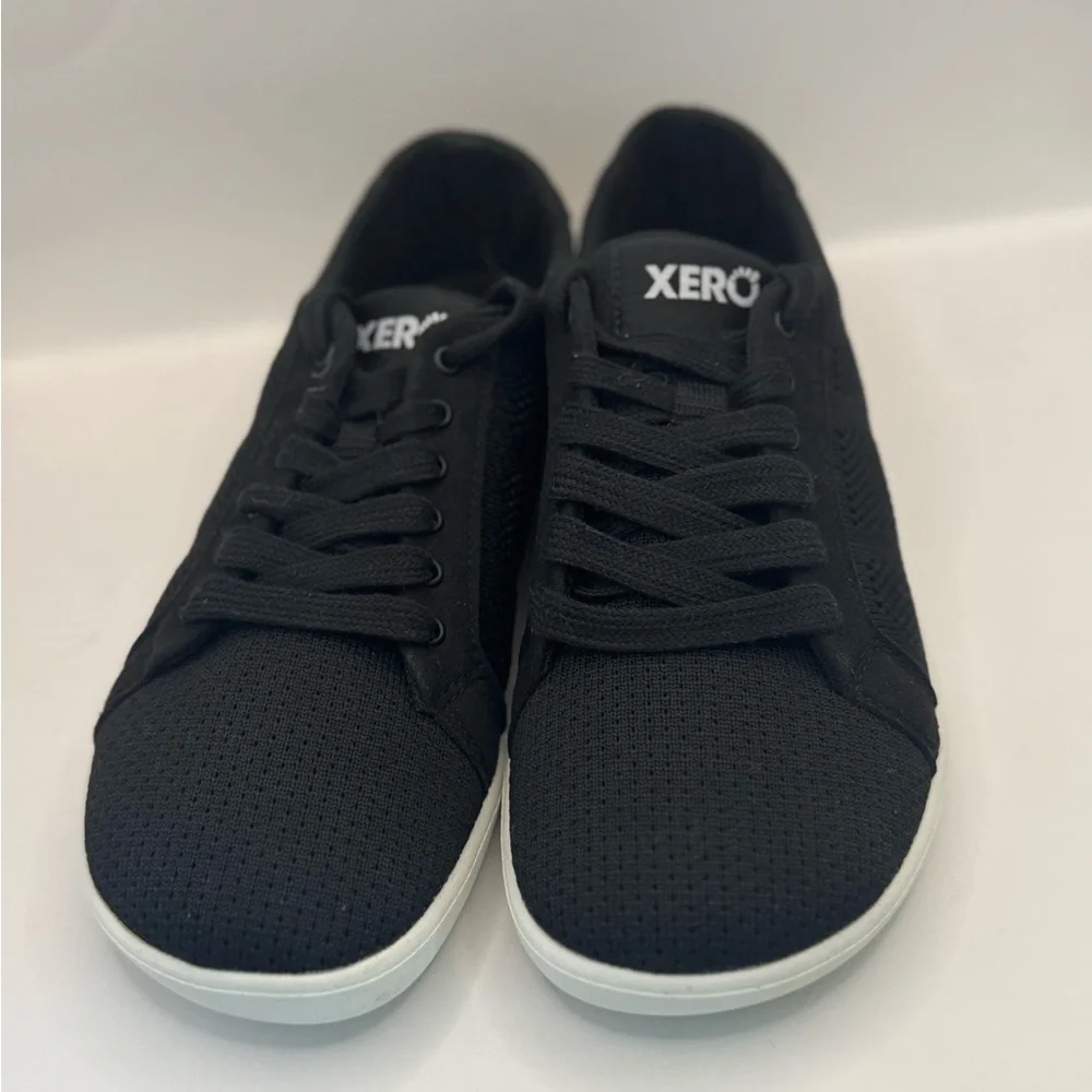 Xero Shoes Men's Black Athletic Knit Sneaker